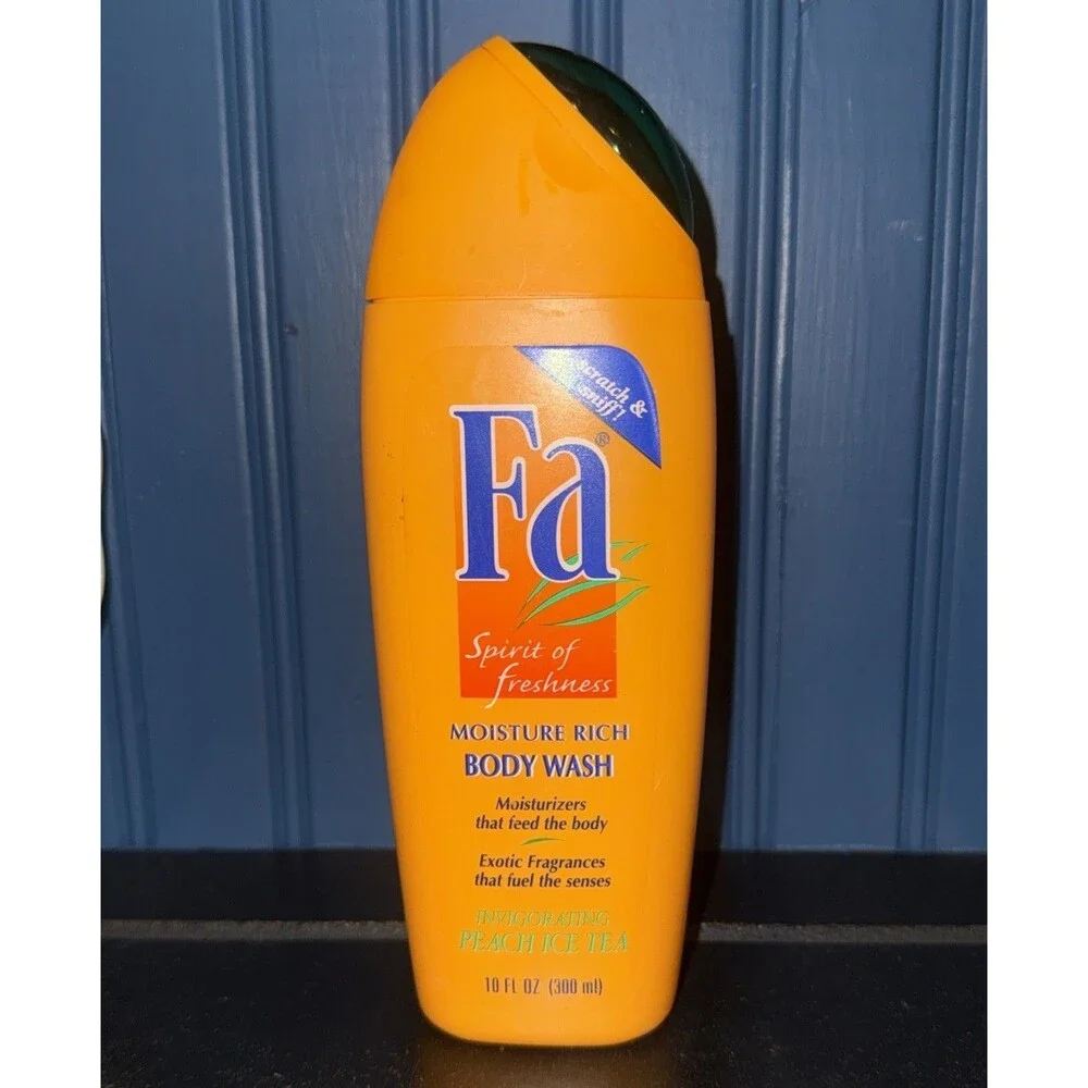 NEW! Fa PEACH ICE TEA Body Wash Spirit Of Freshness Discontinued! RARE 1999